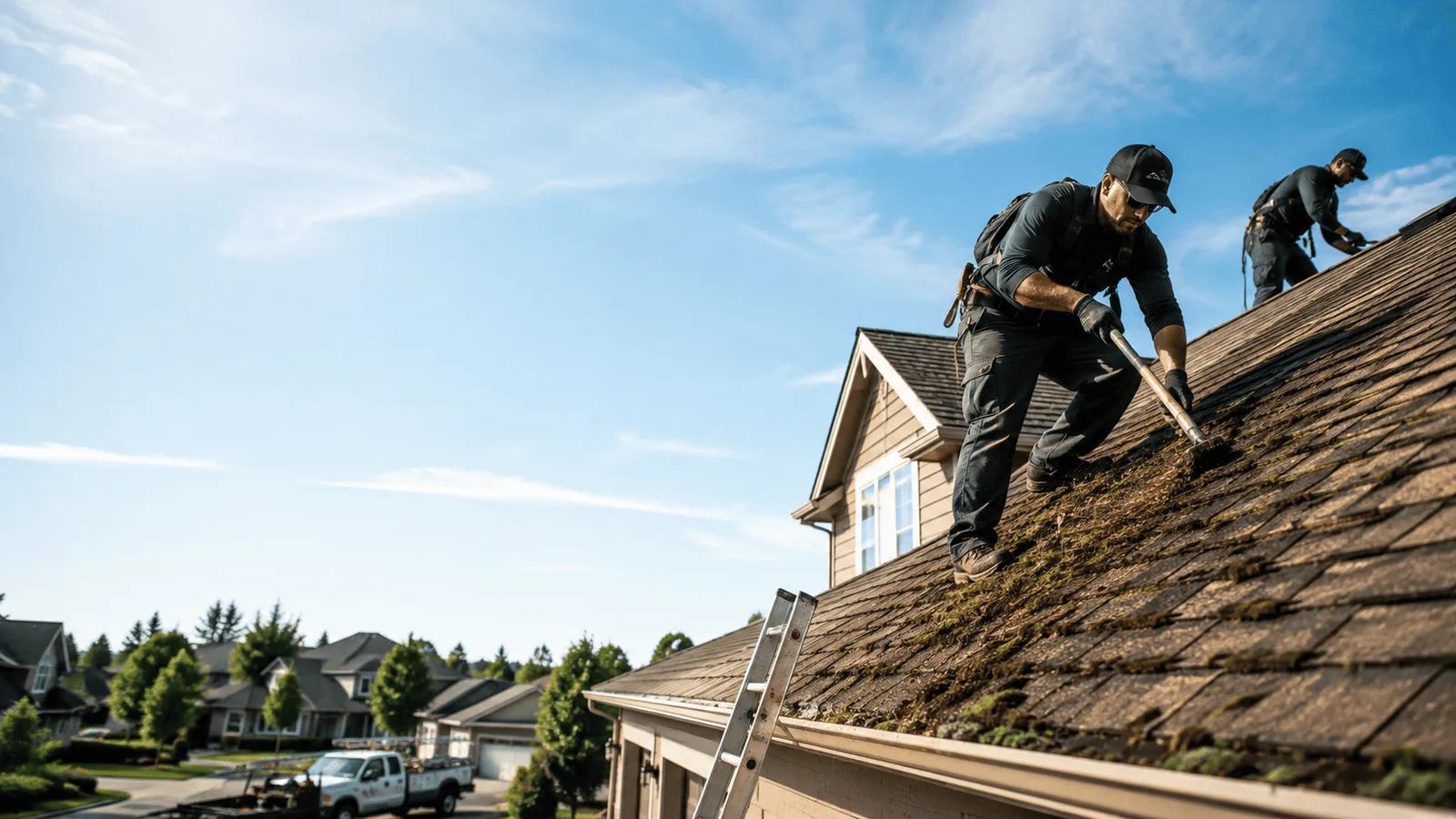 Roof Moss Removal in Burton, MI near me
